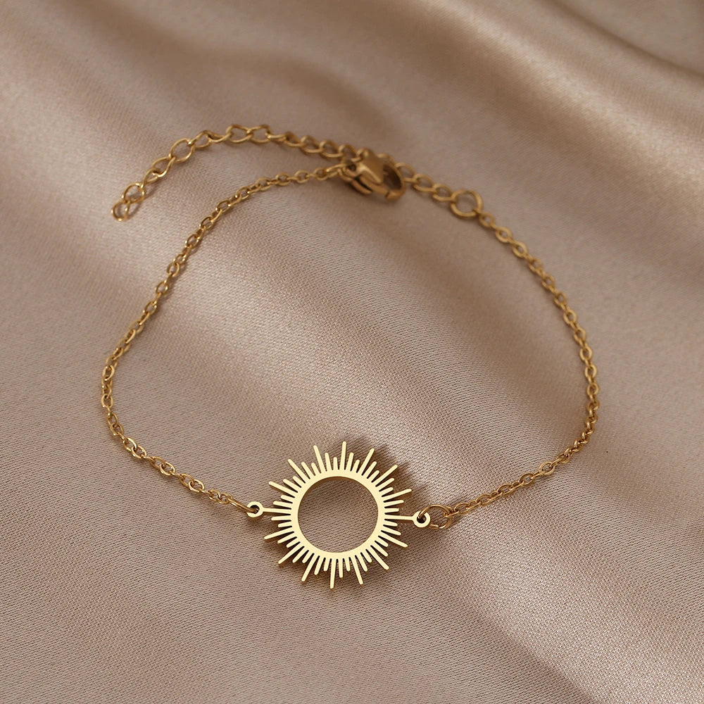 Stainless Steel Hollow Bracelets boho chic