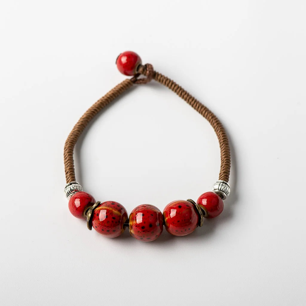 Bohemian Soul Ceramic Bead Bracelet