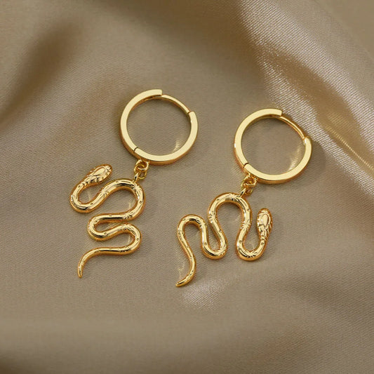 Snake Earrings Boho Chic