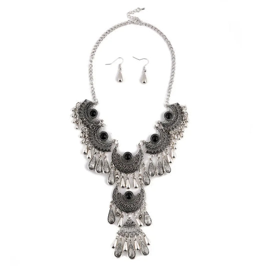 Vintage Tassel Maxi Jewelry Sets Boho chic