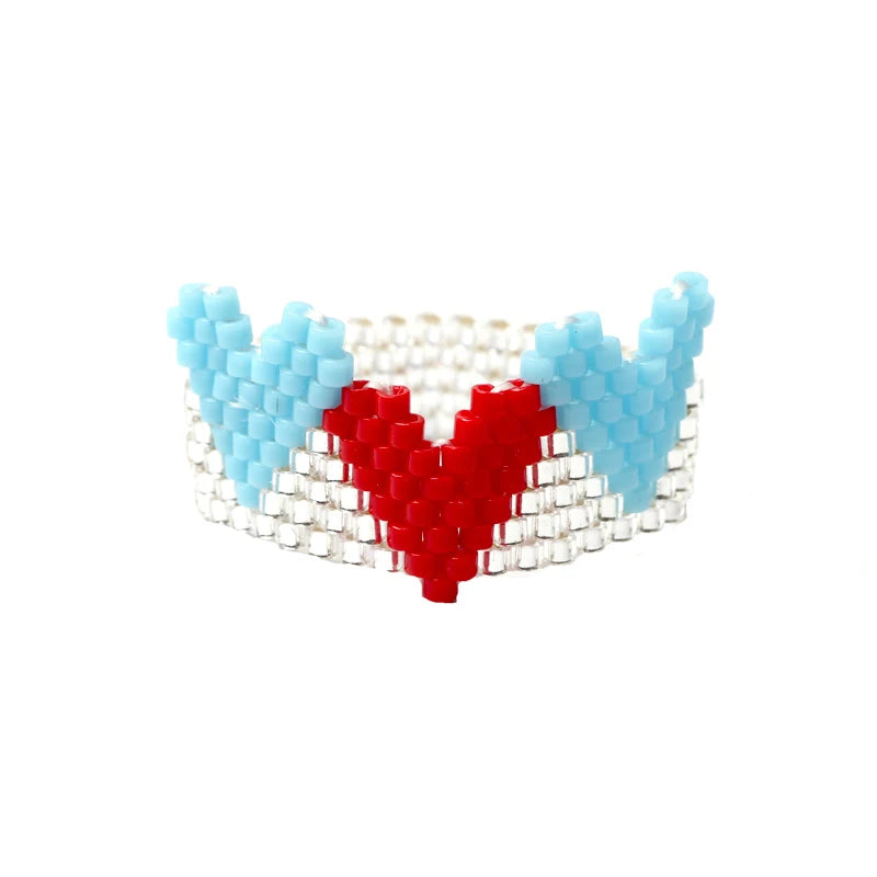 Heart & Eye Rings Boho Chic