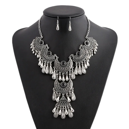 Vintage Tassel Maxi Jewelry Sets Boho chic