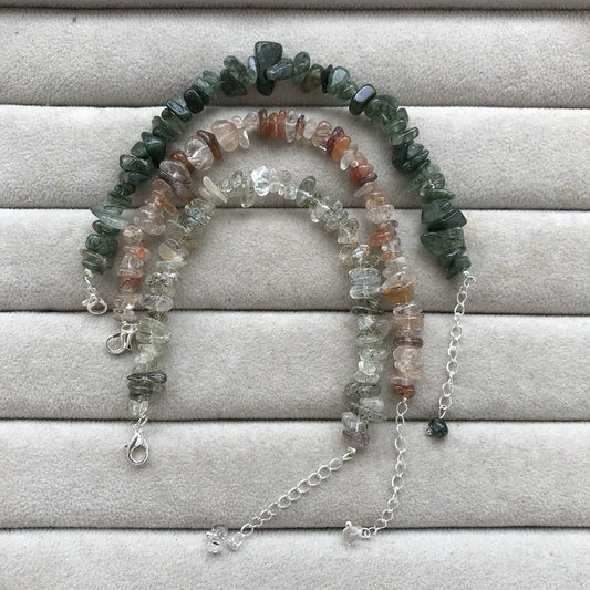 Natural Tourmaline Gravel Bracelets