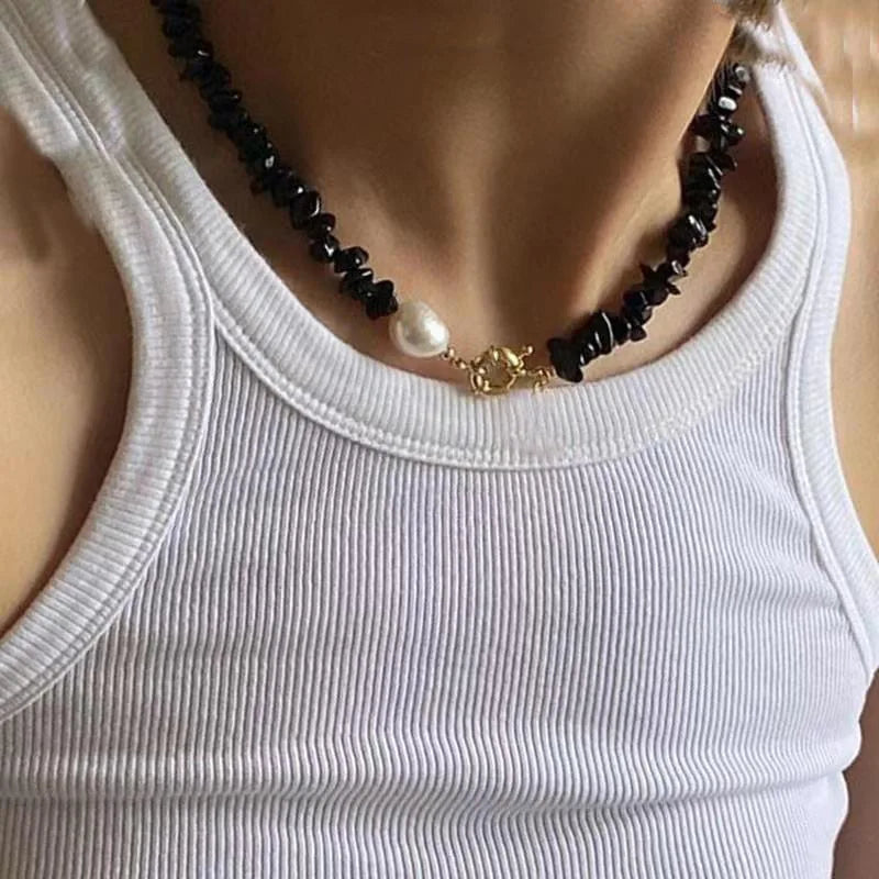 Multilayer Beads Chain Necklaces