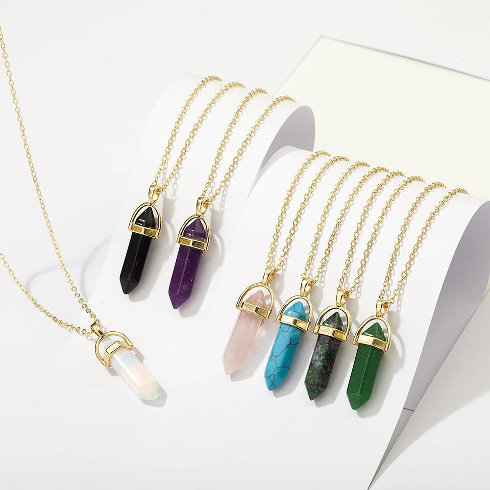 Natural Healing Stone Necklace