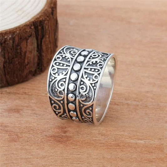 Antique Silver Rings boho chic bohemian lifestyle jewelry