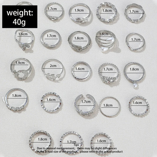 Vintage Knuckle Rings Set boho chic Lifestyle