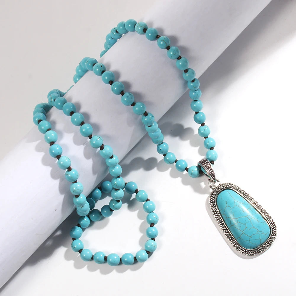 Handcrafted Boho Gemstone Necklace