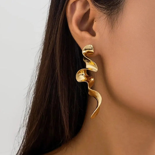 Statement Irregular Drop Earrings