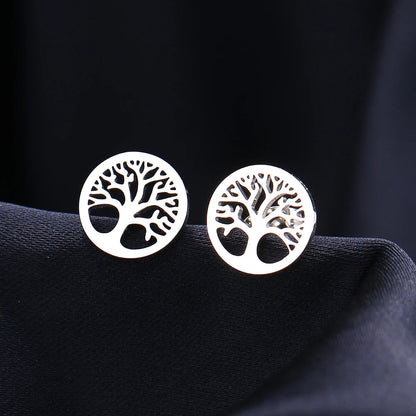 Tree Of Life Stud Earrings