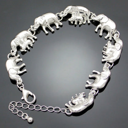 Vintage Elephant Collar Choker Necklace & Bracelet boho chic free spirit