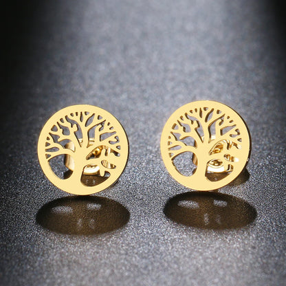 Tree Of Life Stud Earrings