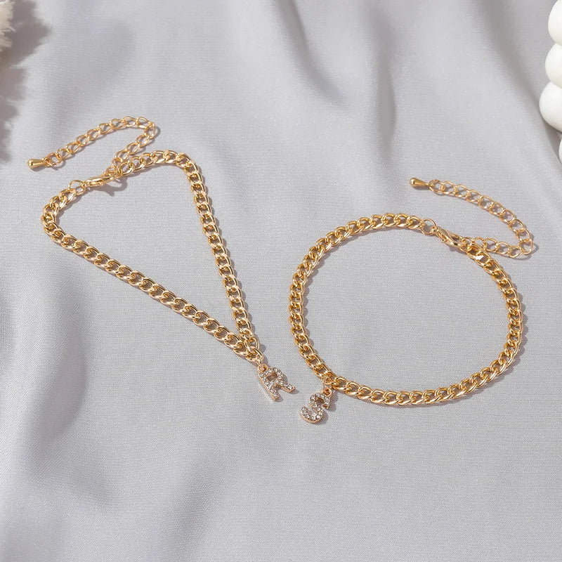 A-Z Initial Letter Anklets Boho chic 