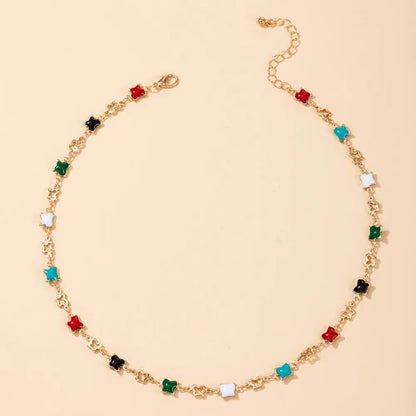 Crystal Stone Choker Necklace