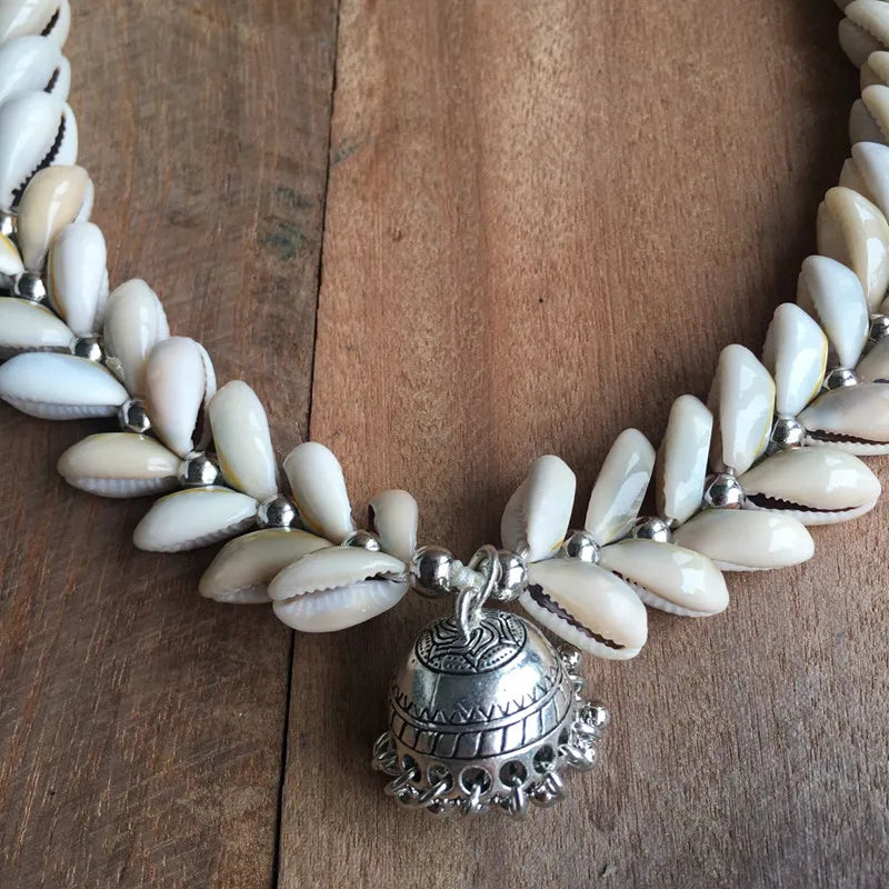 Shell Choker Necklace boho chic