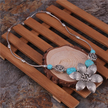 Flower Stone Necklaces