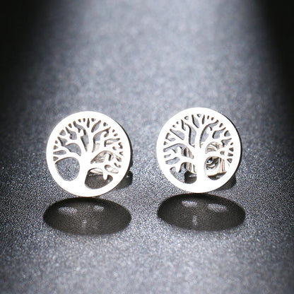 Tree Of Life Stud Earrings