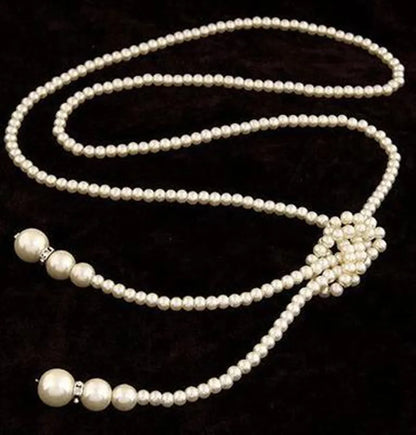 Classic Multi-layer Knotted Pearl Necklace