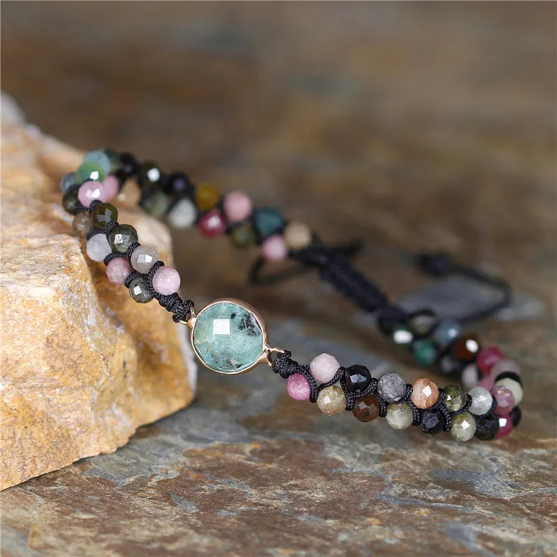 Natural Stones Beads Bracelet boho 