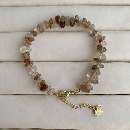 Natural Tourmaline Gravel Bracelets