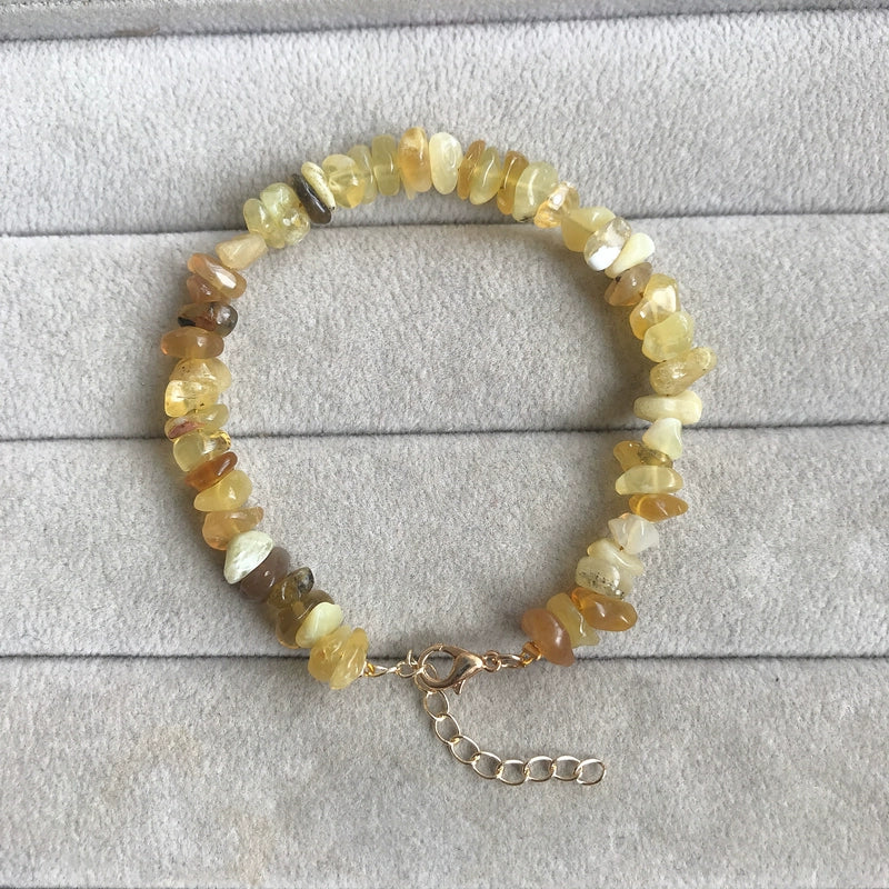 Natural Tourmaline Gravel Bracelets