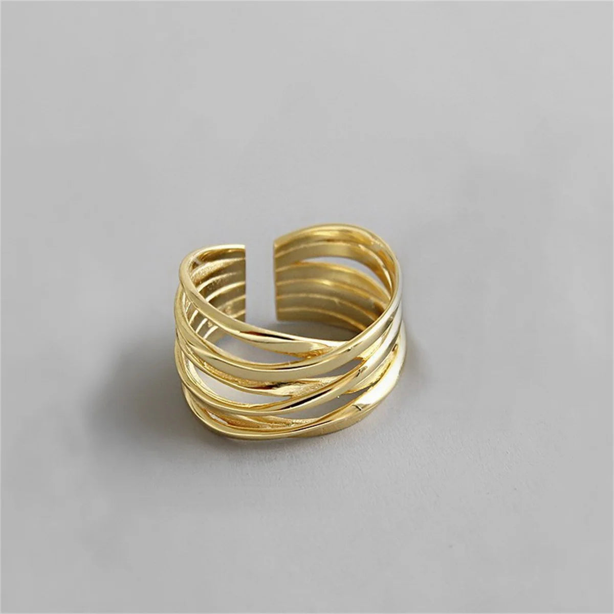 Molten Style Open Statement Ring