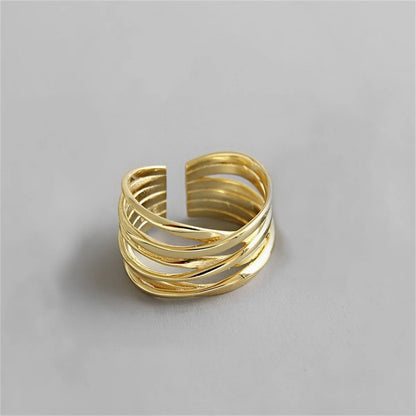 Molten Style Open Statement Ring
