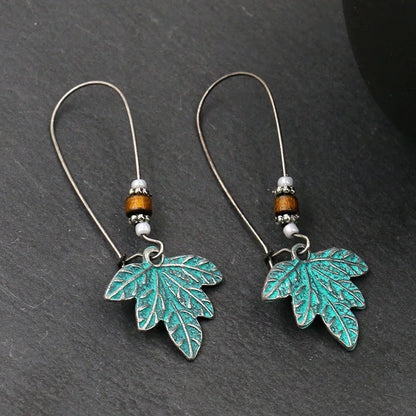 Antique Geometric Hollow Drop Earrings