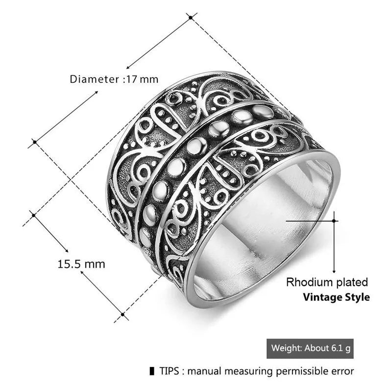 Antique Silver Rings boho chic bohemian lifestyle jewelry  