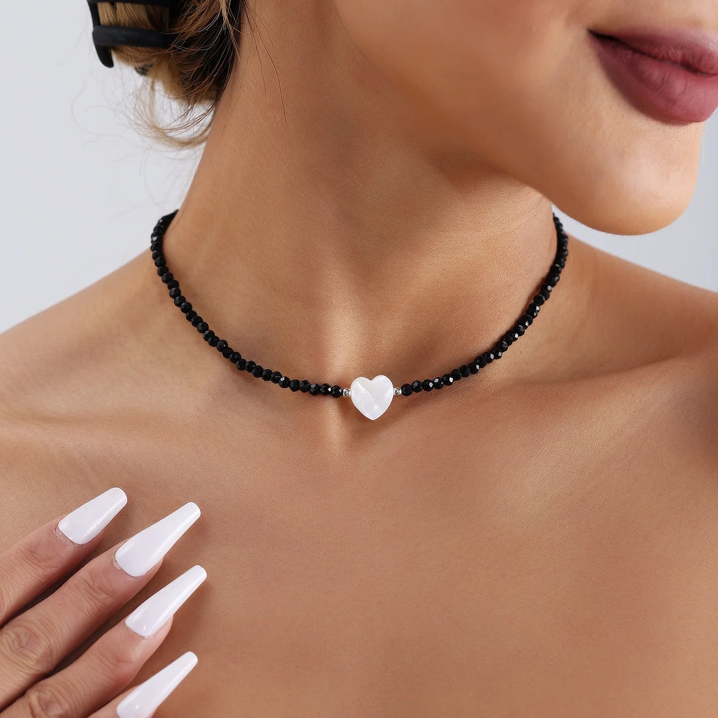 Multilayer Beads Chain Necklaces 