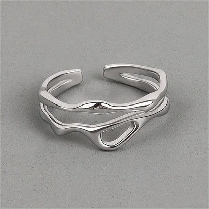 Molten Style Open Statement Ring