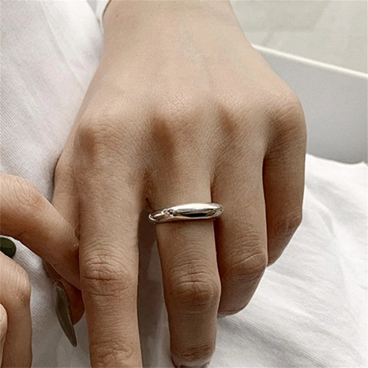Molten Style Open Statement Ring