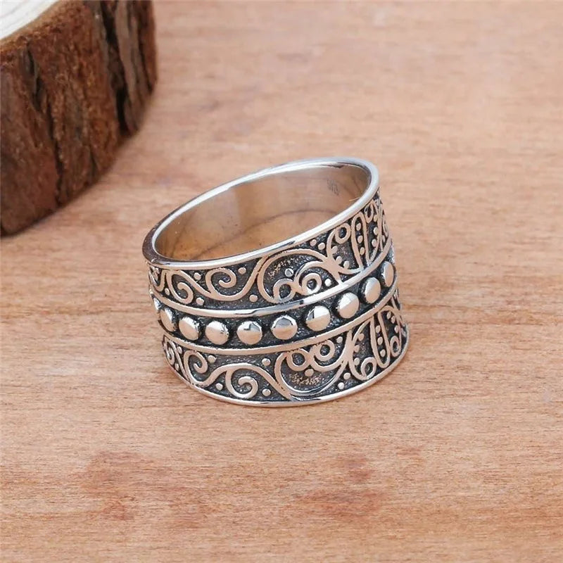 Antique Silver Rings boho chic bohemian lifestyle jewelry  