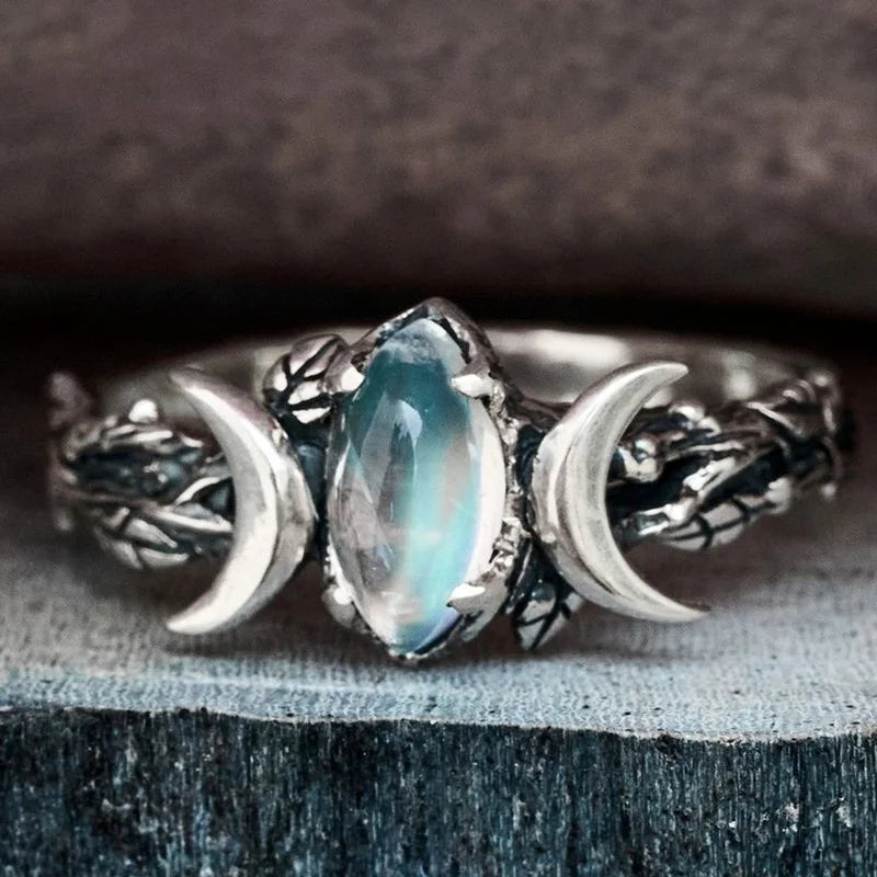 Blue Mood Rings Boho Chic Jewelry