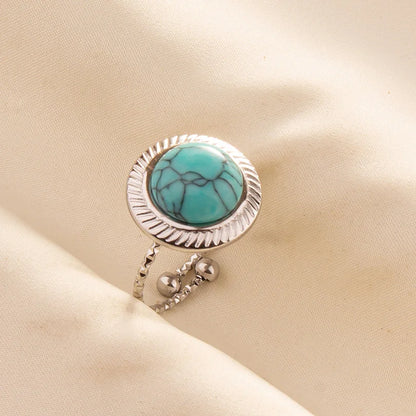 Ethnic Stackable Turquoise Finger Ring