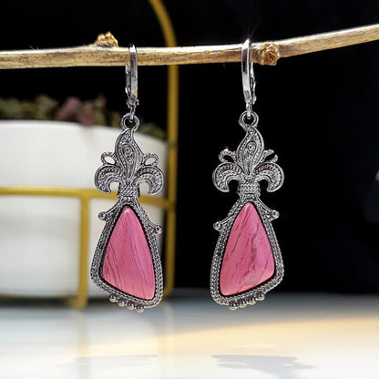 Vintage Ethnic Hook Pendant Earrings