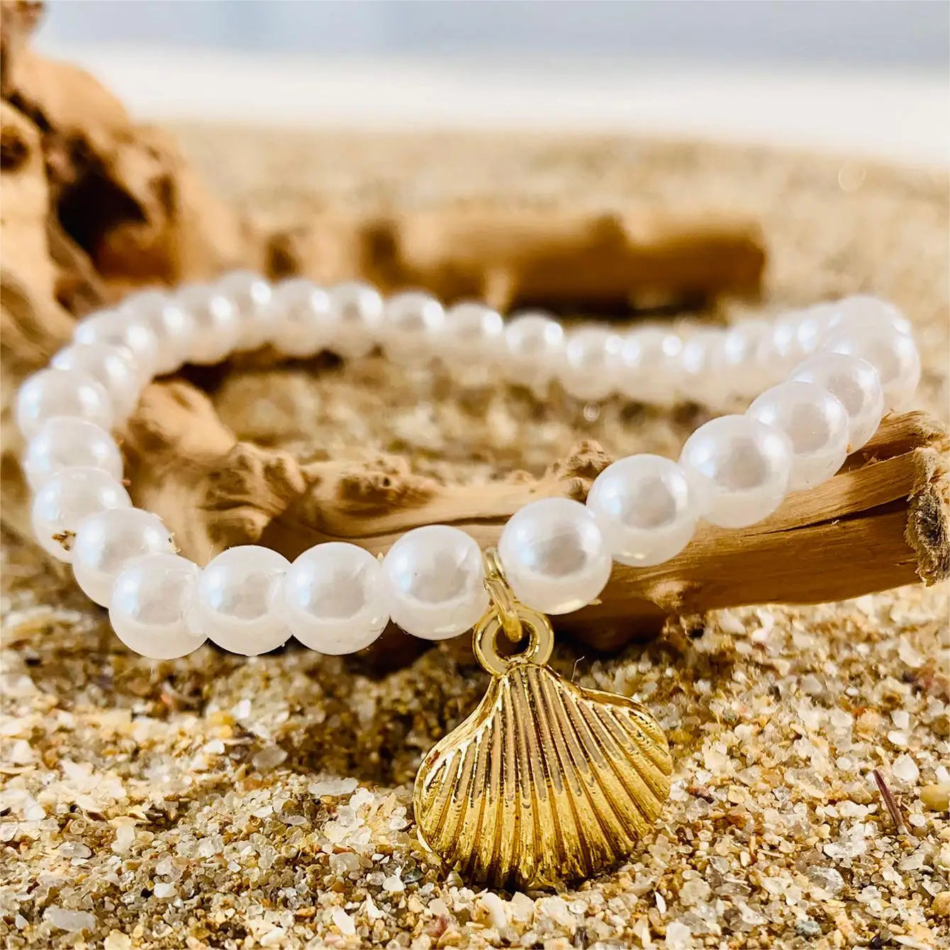 Pearl Shell Beaded Bracelets