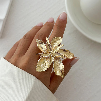 Boho Statement Flower Ring