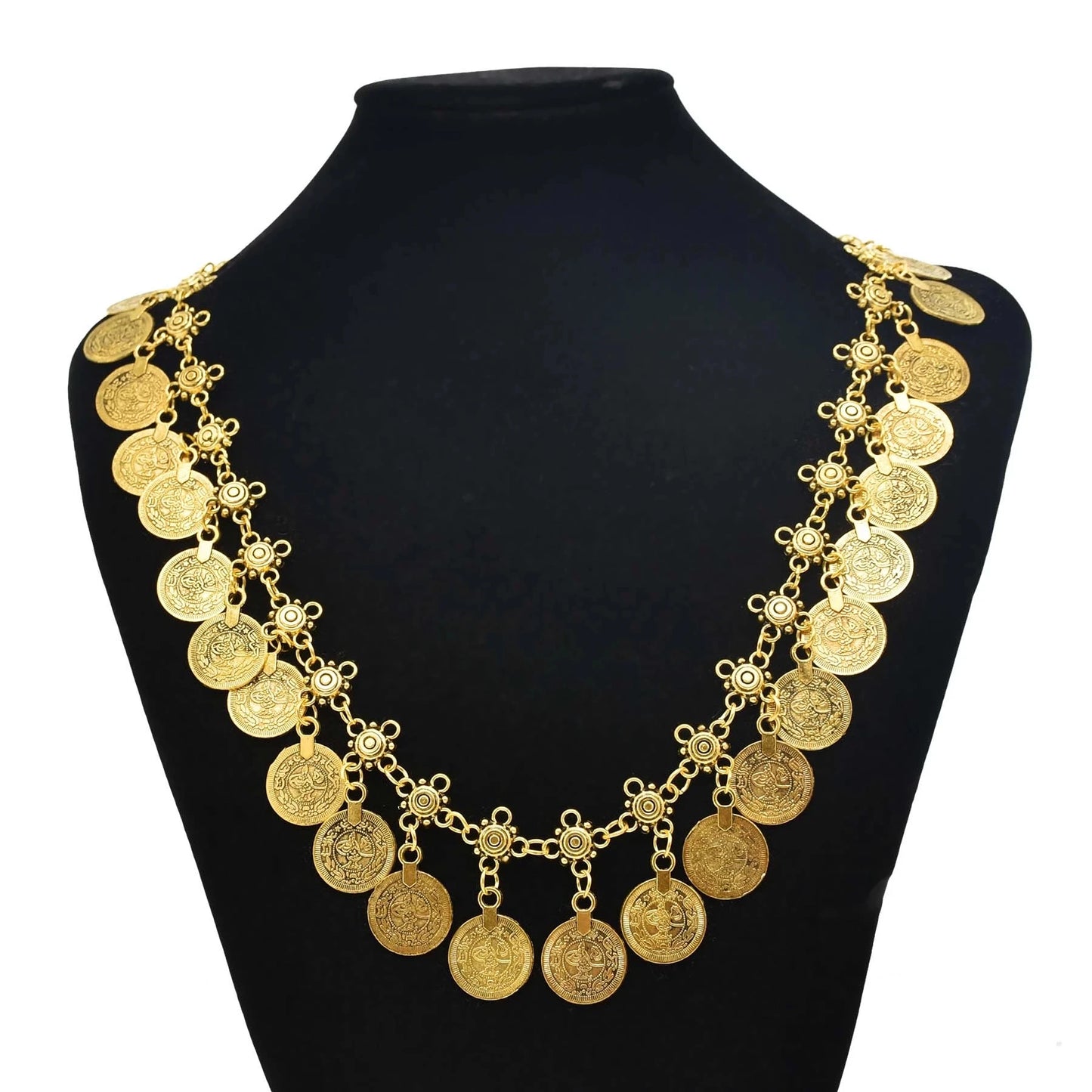 Vintage Ethnic Coins Necklace