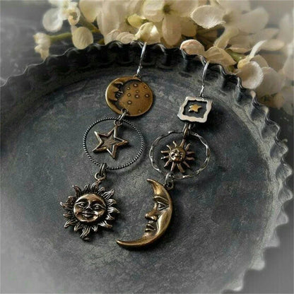 Natural Stone Boho Hook Earrings – Unique Mother’s Day Gift