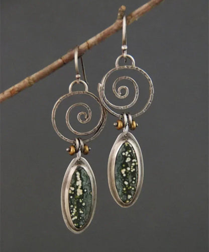 Vintage Ethnic Hook Pendant Earrings