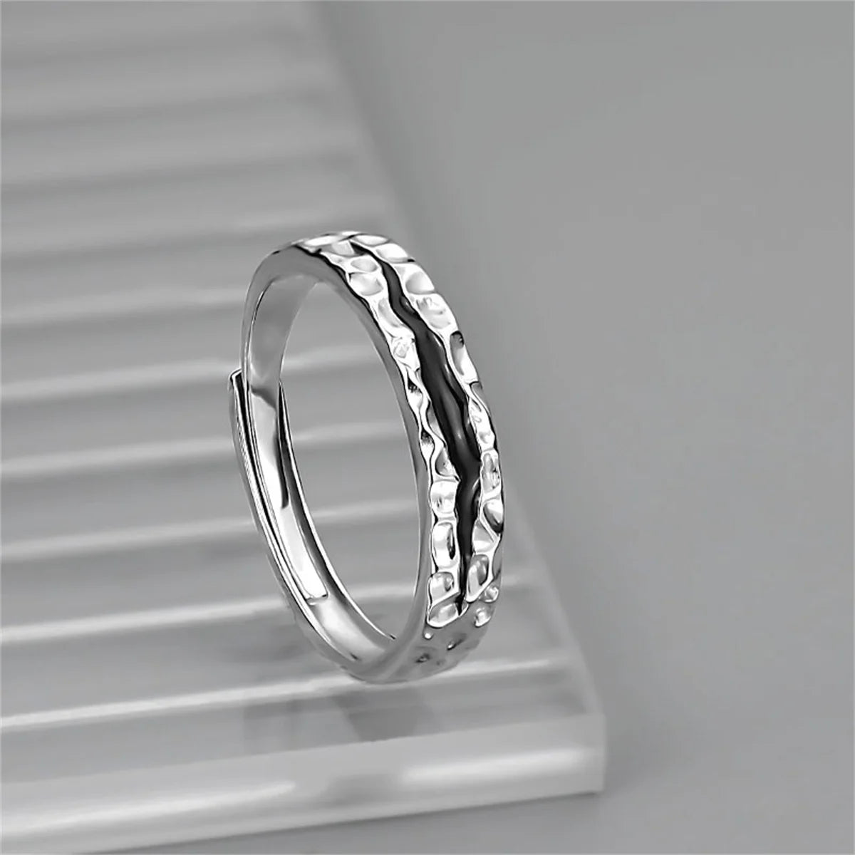Molten Style Open Statement Ring