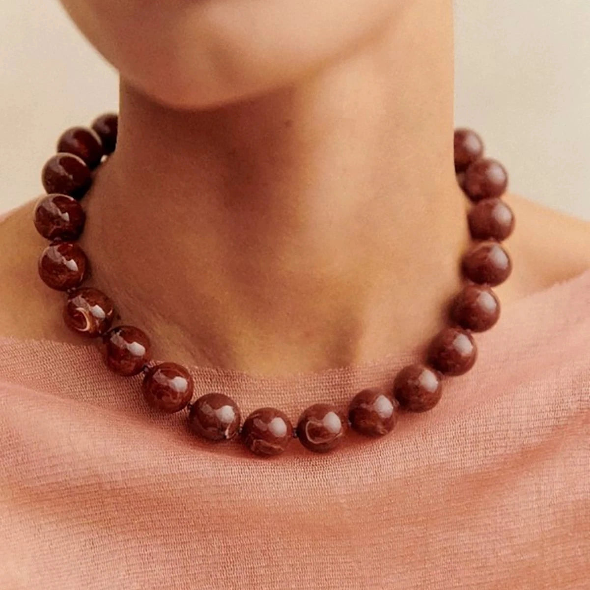Bohemian Handmade Beaded Rope Necklace
