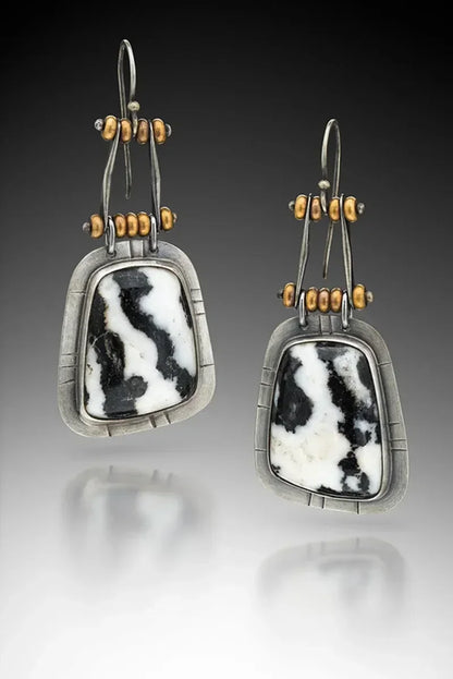 Vintage Ethnic Hook Pendant Earrings