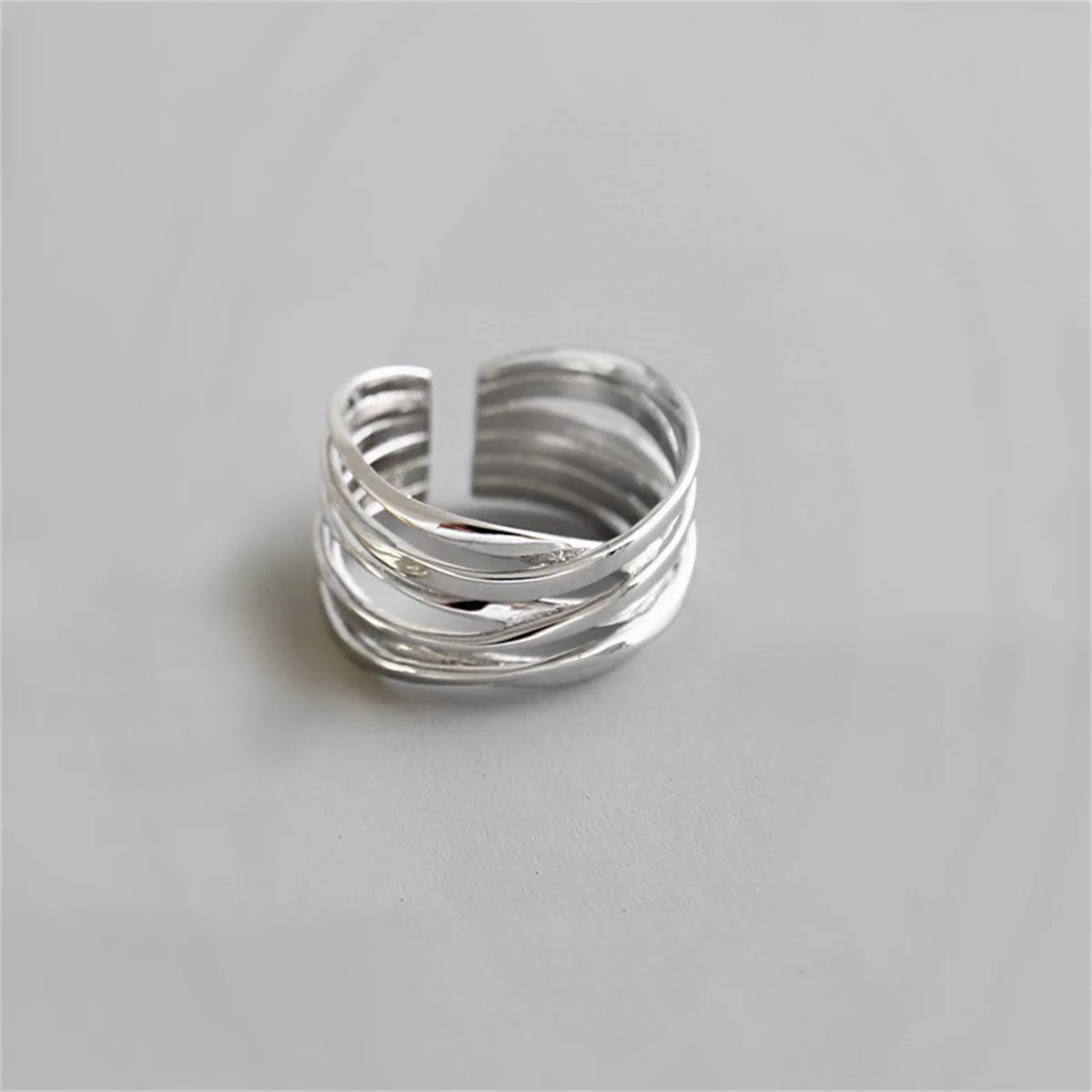 Molten Style Open Statement Ring