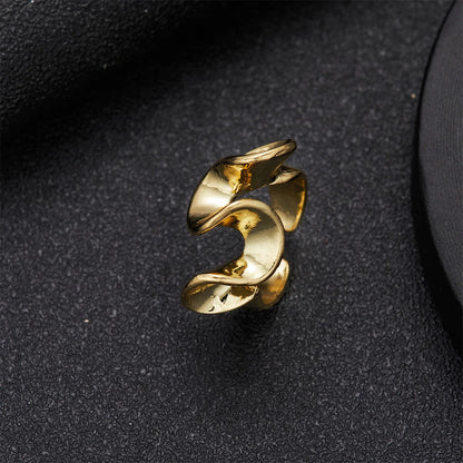Molten Style Open Statement Ring