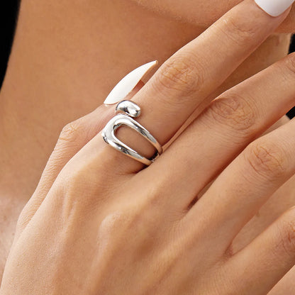 Molten Style Open Statement Ring