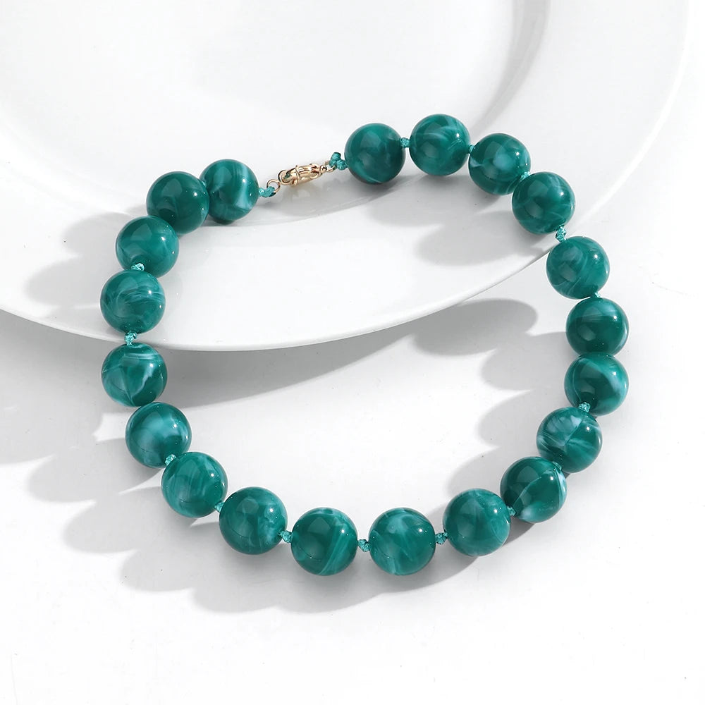 Bohemian Handmade Beaded Rope Necklace