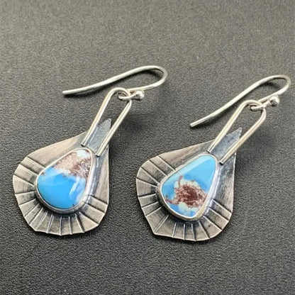 Vintage Ethnic Hook Pendant Earrings