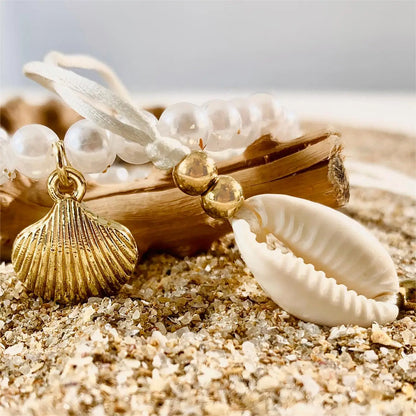 Pearl Shell Beaded Bracelets